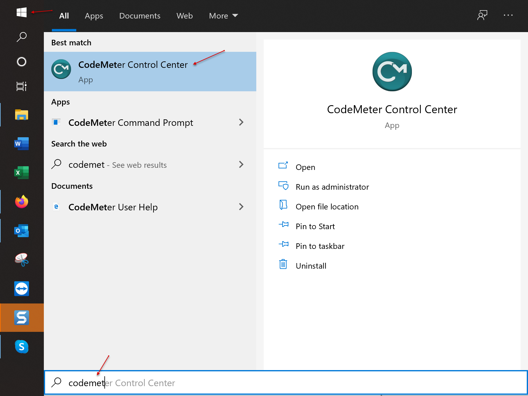 Code Meter Control Center